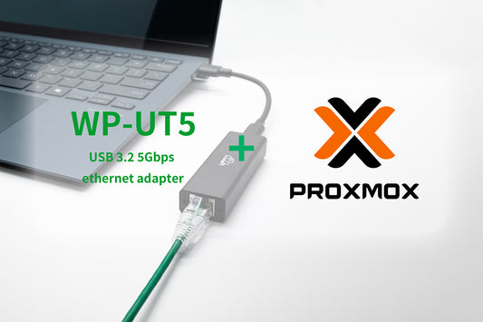 How to use USB 5GbE adapter WP-UT5 (RTL8157) on Proxmox VE (PVE) ?