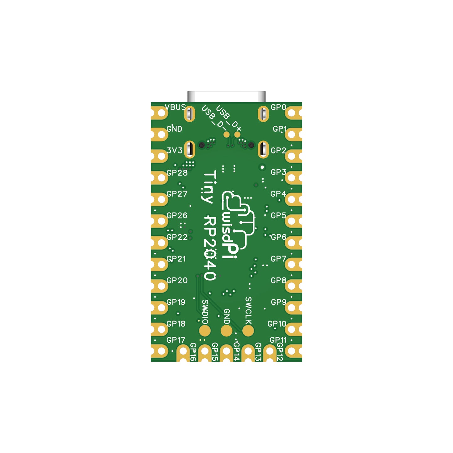 WisdPi Tiny RP2040 | A tiny cool rp2040 dev board with 4MB flash
