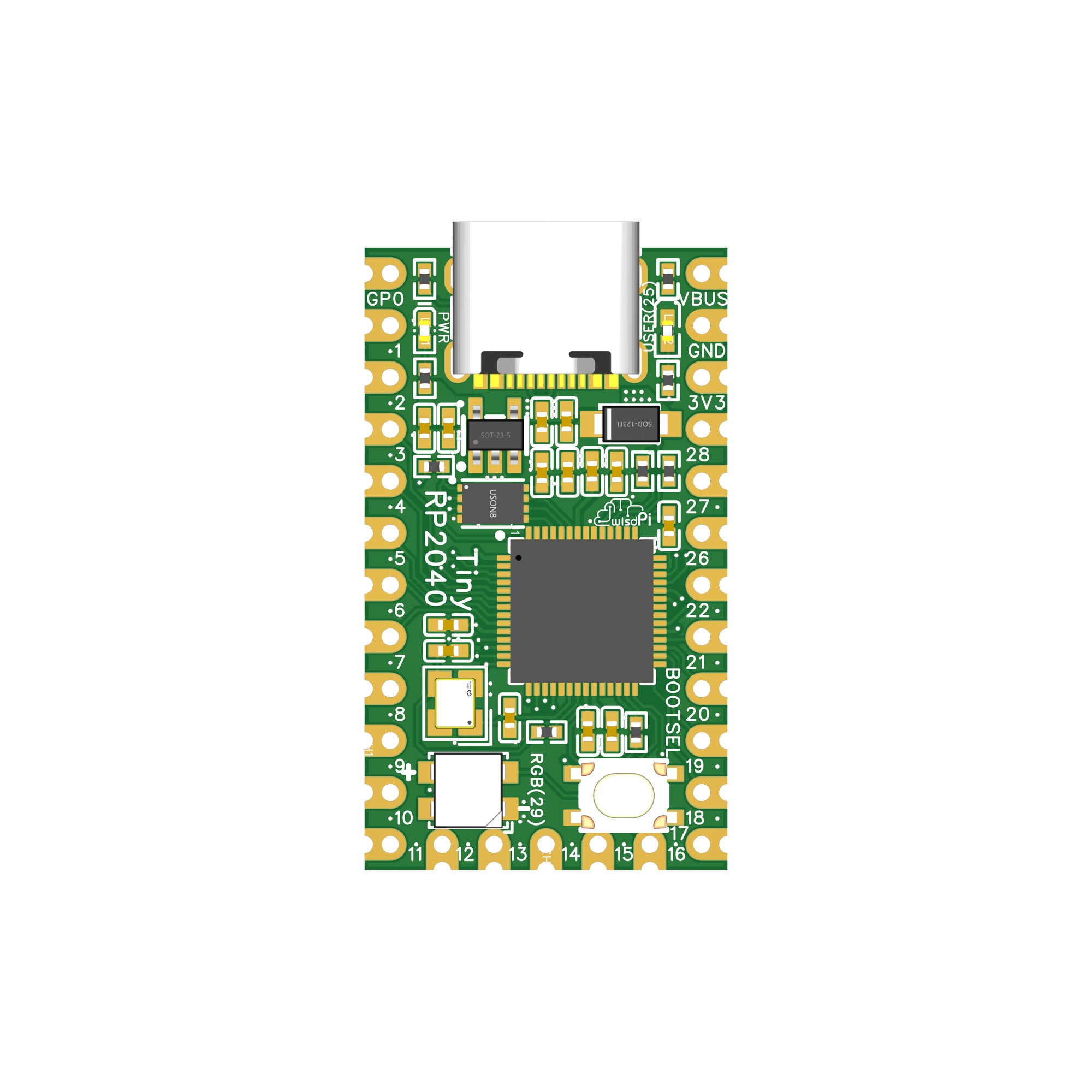 Tiny RP2040 (WP-2040T )