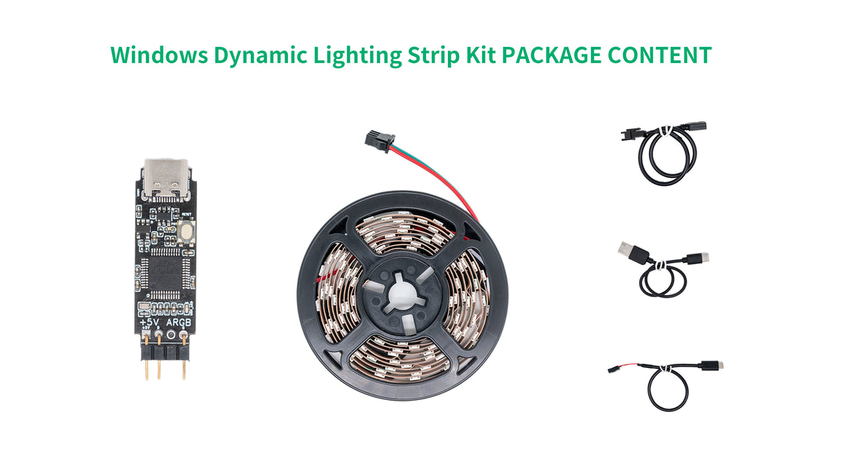 Windows Led Control Windows 11 Dynamic Lighting RGB Controller | WP-DLC01 – WisdPi